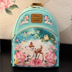 Loungefly Disney Bambi Flora Turquoise Backpack